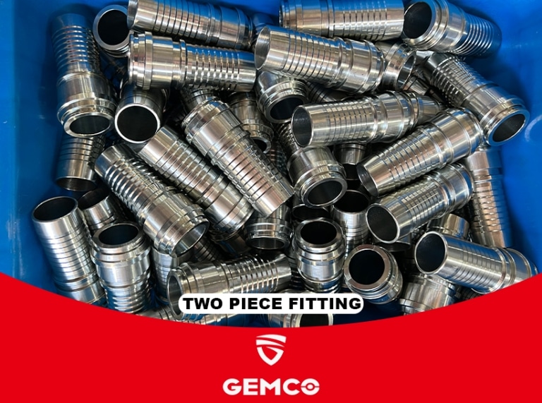 The difference between one piece and two piece fittings | Gemco