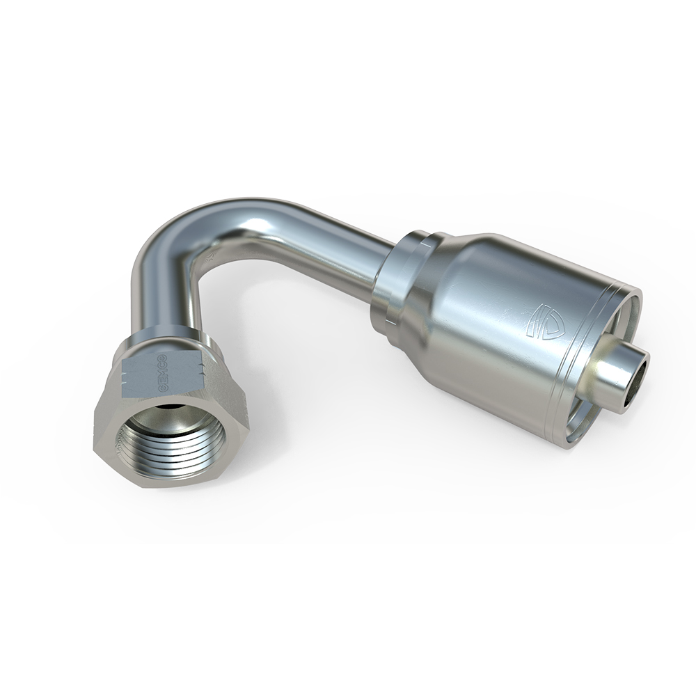 2JV43 Female JIC 37° – 150° Elbow Hose Fitting