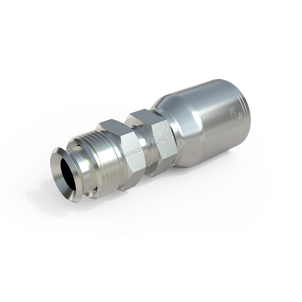 1X143 SAE 45° Male Hose Fitting